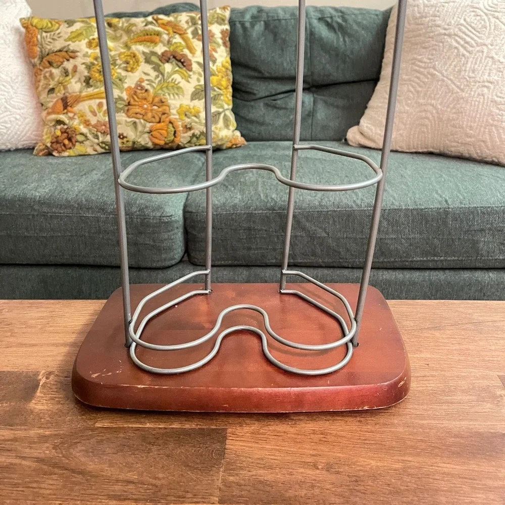 Vtg Wave Atlantic dvd Retro Games bluray Jewel Case Storage Wire Wood Storage